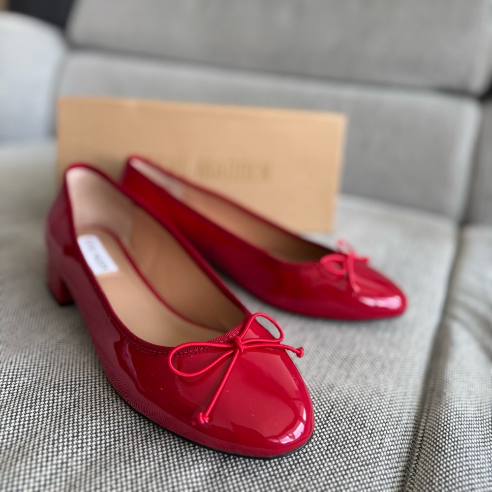 Steve Madden CHERISH RED PATENT